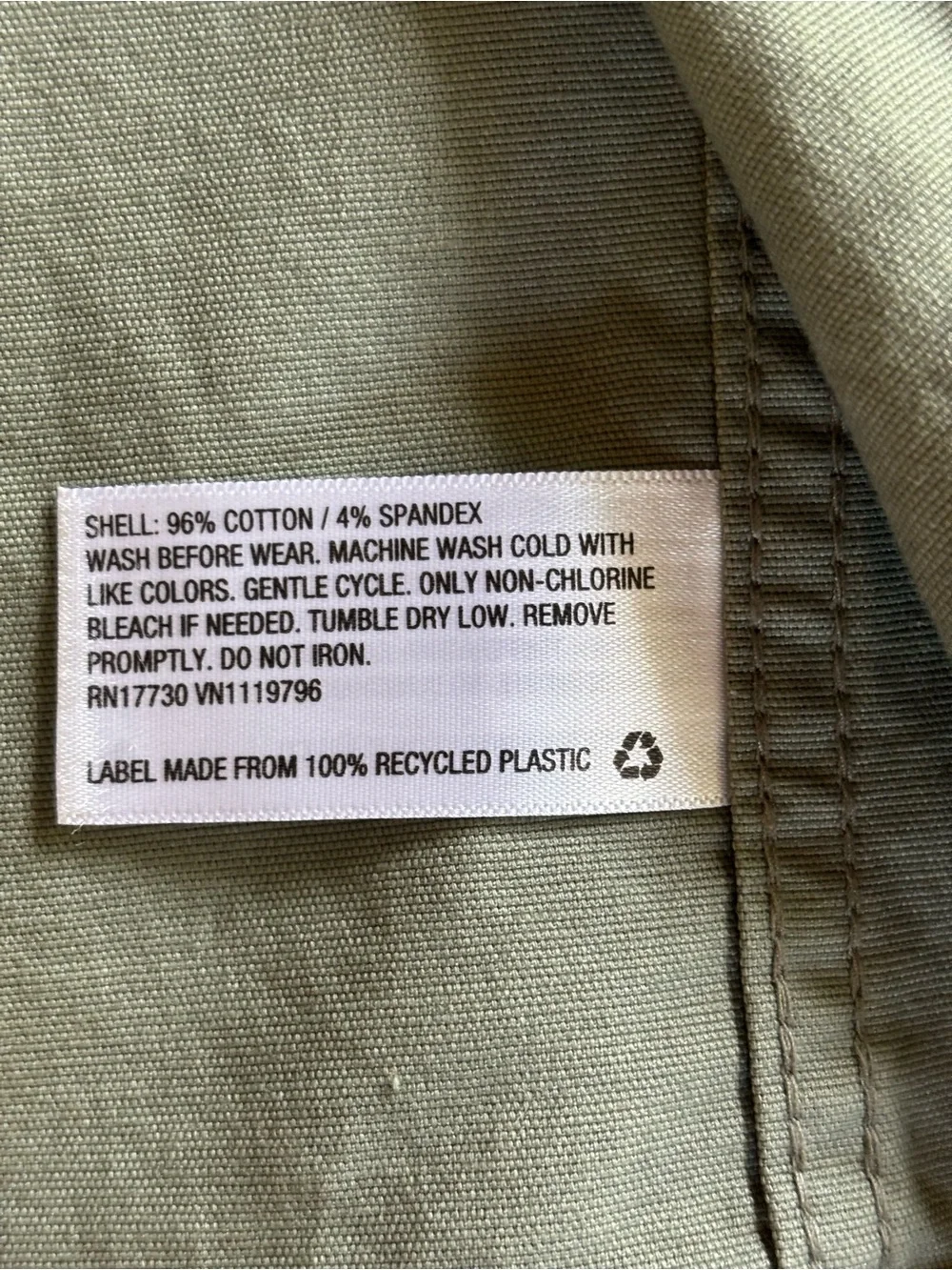 Cat & Jack Girls Gray Camo Utility Jacket Snap Front Cotton Stretch Size S 6/7